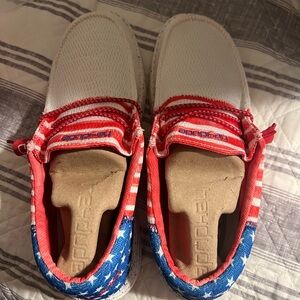 Hey dude Wendy American flag shoes